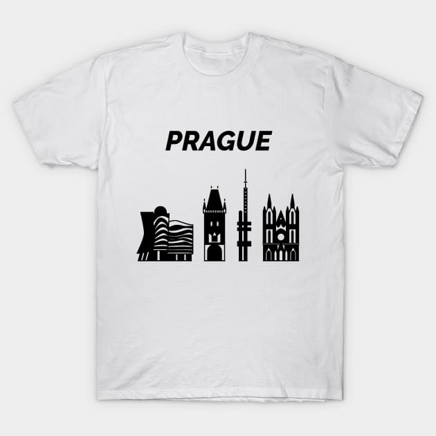 Prague Capital of the Czech Republic T-Shirt by maro_00